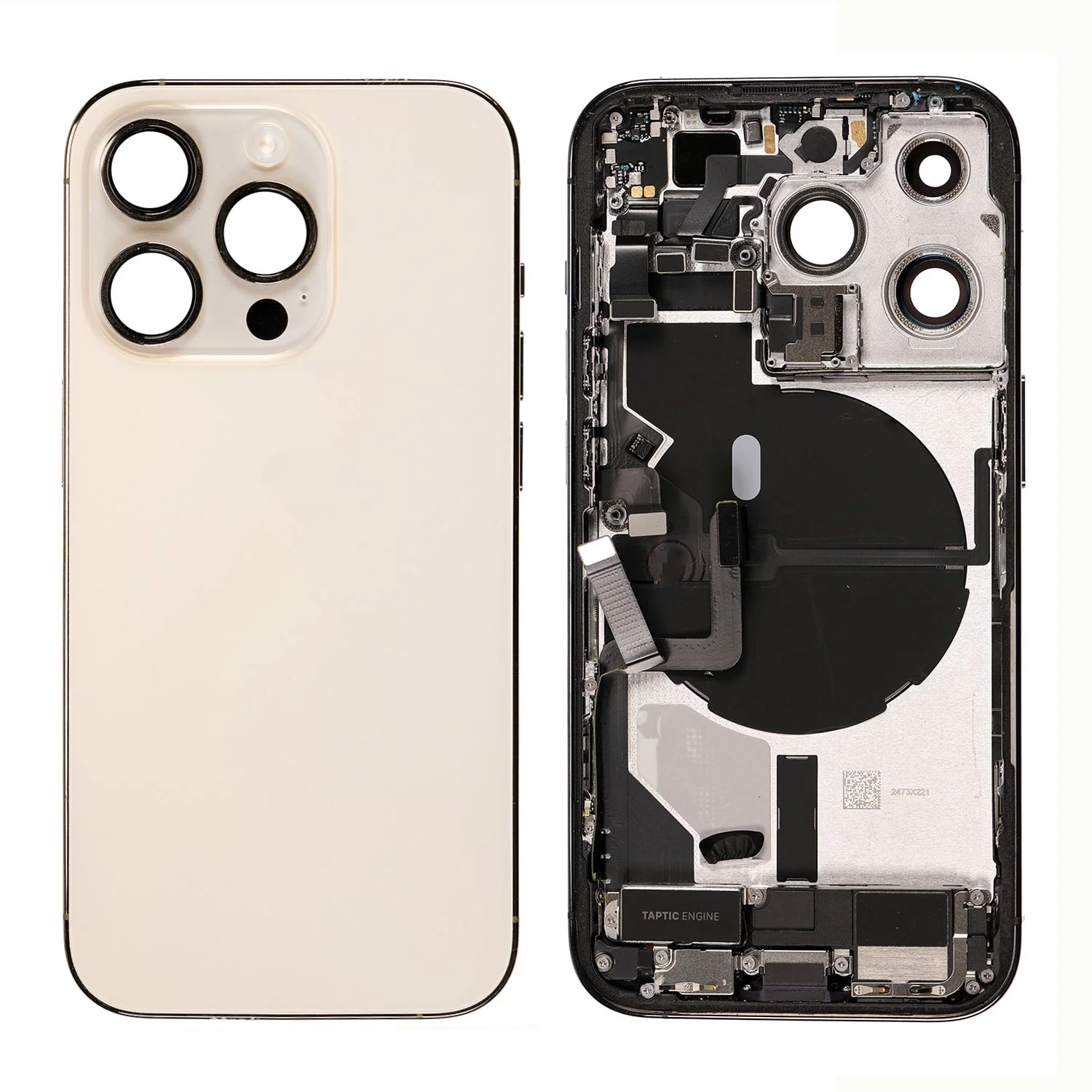 Apple iPhone 14 Pro Max Backcover - With Small Parts - Refurbished - Gold