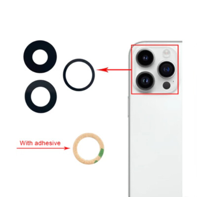 Apple iPhone 14 Pro, iPhone 14 Pro Max Camera Lens Cover Set Black ORIGINAL