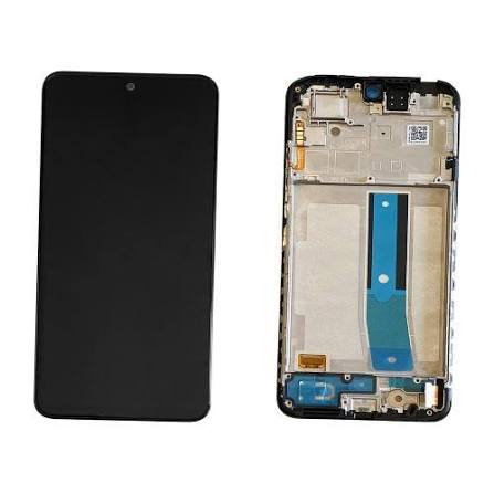 LCD Complete Frame Xiaomi Redmi Note 12 Pro 4G black (Original)