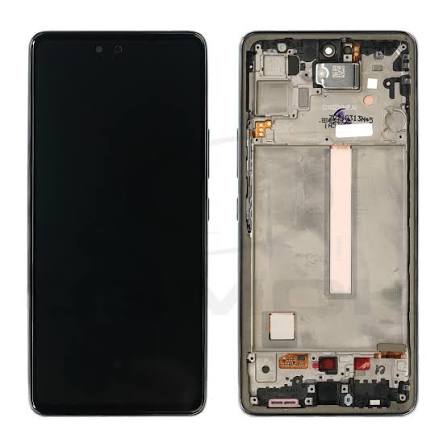 Samsung Galaxy A53 5G A536B Display And Digitizer With Frame Black Service Pack