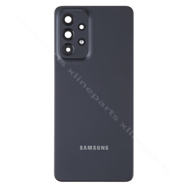 Back Battery Cover Lens Samsung A33 A336 black