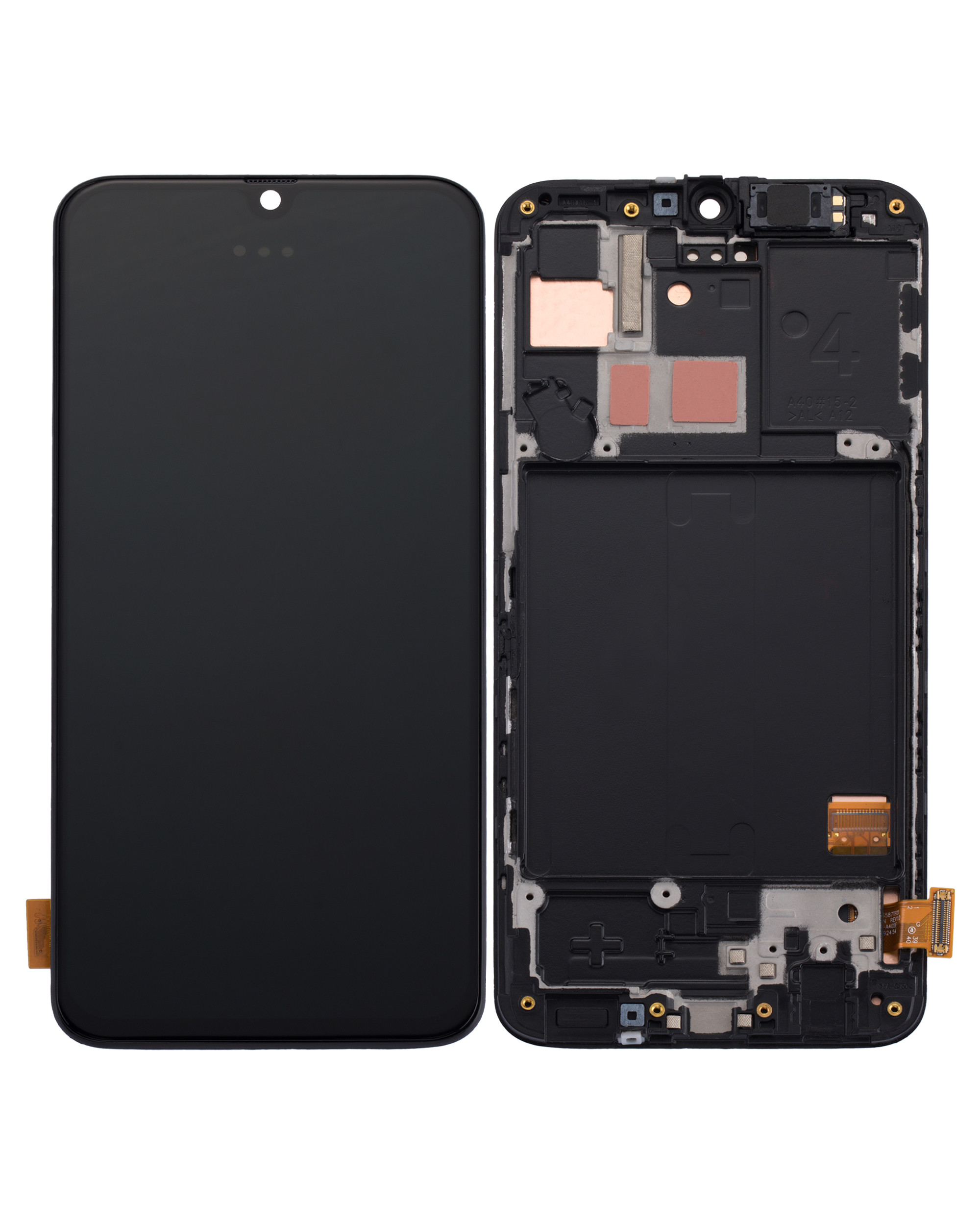 Samsung Galaxy A40 LCD Display + Touchscreen + Frame SERVICE PACK