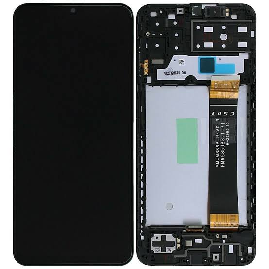 LCD Complete Frame Samsung A13 4G A135 black (Service Pack)