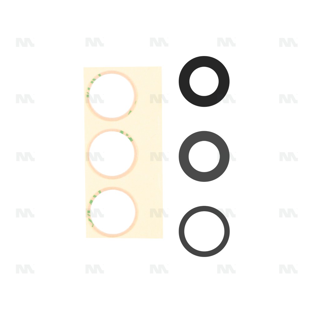 Apple iPhone 16 Pro, iPhone 16 Pro Max Camera Lens Cover Set Black Original
