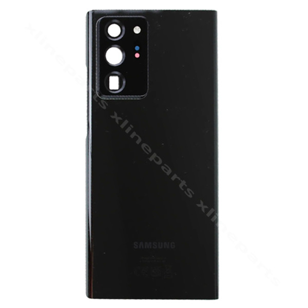 Back Battery Cover Lens Samsung Note 20 Ultra black OEM