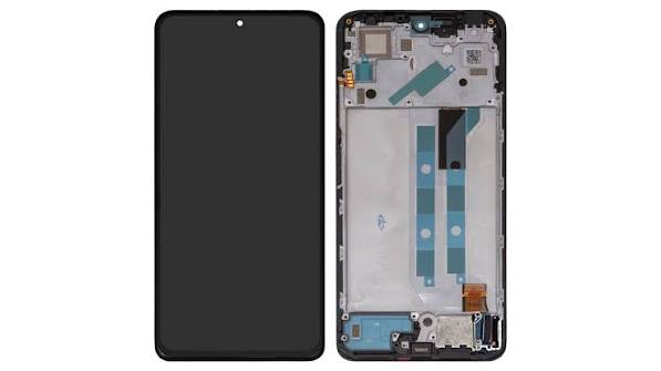 LCD Complete Frame Xiaomi Redmi Note 11 Pro 5G black (Original)