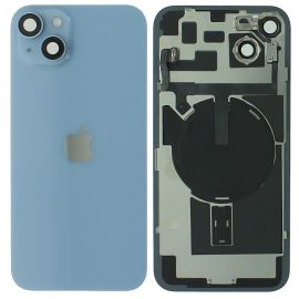 Apple iPhone 14 Plus Backcover Glass - With Flash Light Flex + Magsafe Magnets + Wireless Charging Flex - Blue OEM
