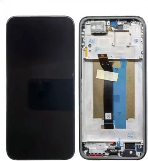 LCD Complete Frame Xiaomi Redmi A3/ Poco C61 4G black (Service Pack)