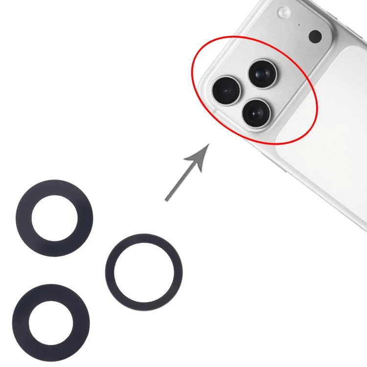 Apple iPhone 17 Pro, iPhone 17 Pro Max Camera Lens Cover Set Black ORIGINAL