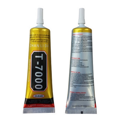 T7000 Super Adhesive Glue Black Color - 50ML original