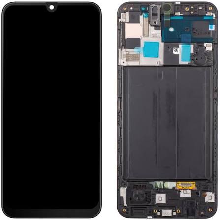 LCD Complete Frame Samsung A50 A505 black (Service Pack)