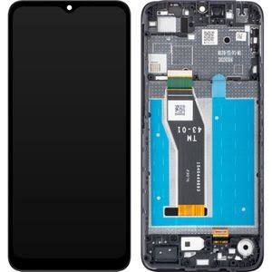 LCD Complete Frame Xiaomi Poco X6 5G black (Original)