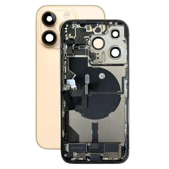 Apple iPhone 14 Pro Backcover - With Small Parts - Refurbished - Gold