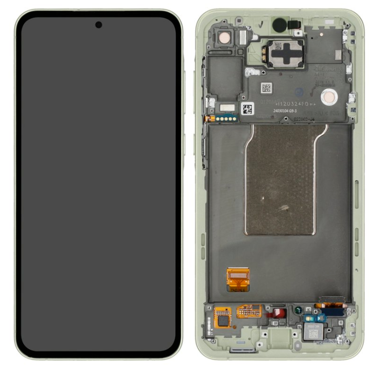Samsung Galaxy A55 LCD Display + Touchscreen + Frame SERVICE PACK