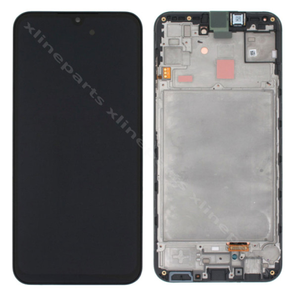 LCD Complete Frame Samsung A13 5G A136 black (Service Pack)