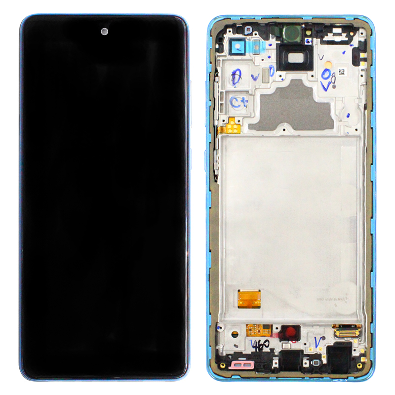 Samsung Galaxy A72 4G LCD Display + Touchscreen + Frame SERVICE PACK