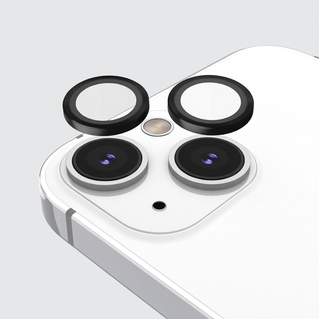 For Apple iPhone 14 Plus Camera Lens Cover Set BLACK ORIGINAL