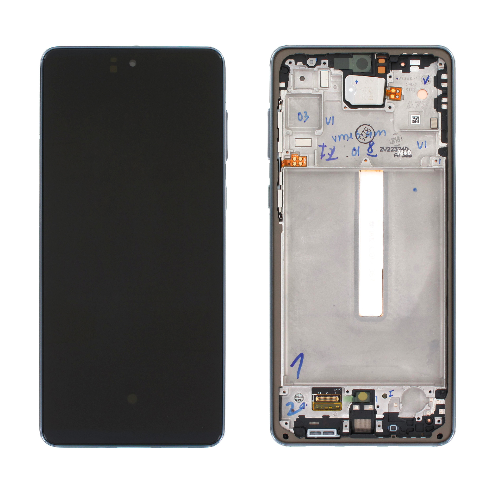 Samsung Galaxy A73 5G LCD Display + Touchscreen + Frame SERVICE PACK