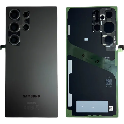 Back Battery Cover Lens Samsung S24 Ultra S928 titanium black OEM