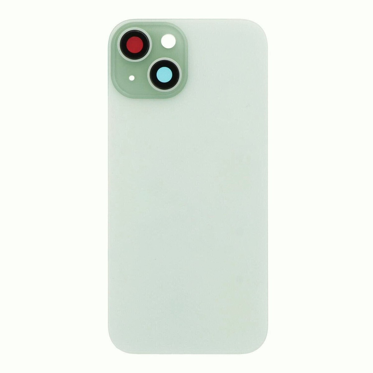 Apple iPhone 15 Back Glass Without NFC, Enlarged Camera Frame Green OEM