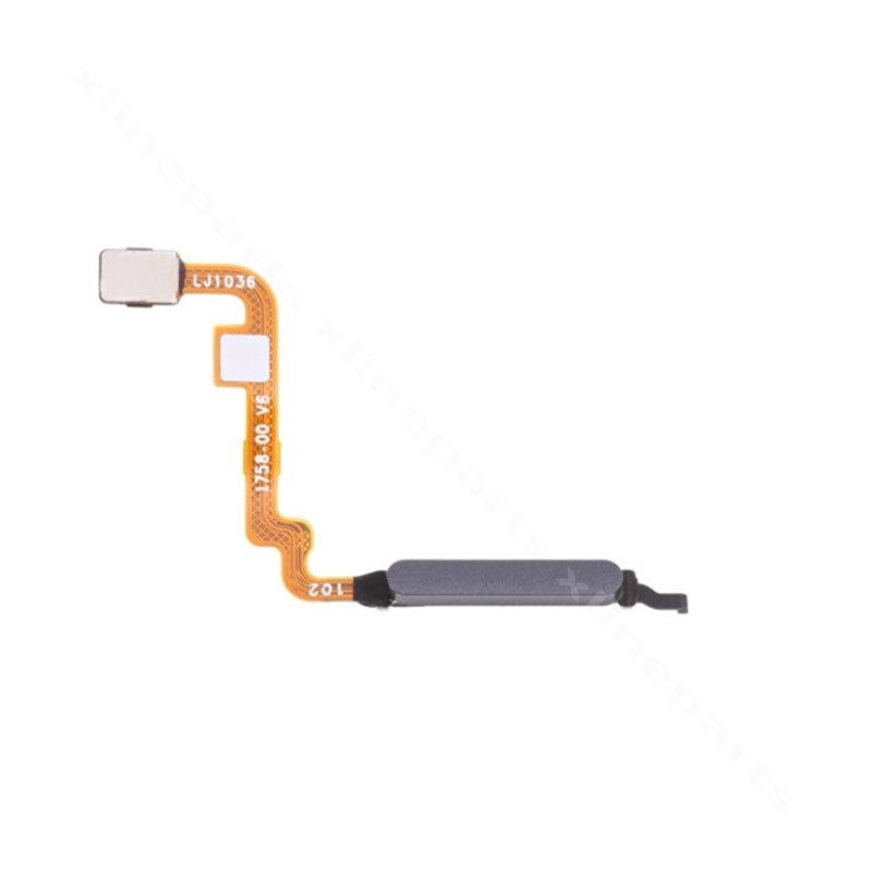 Flex Cable Fingerprint Sensor Power Button Xiaomi Redmi Note 10 4G black (Original)