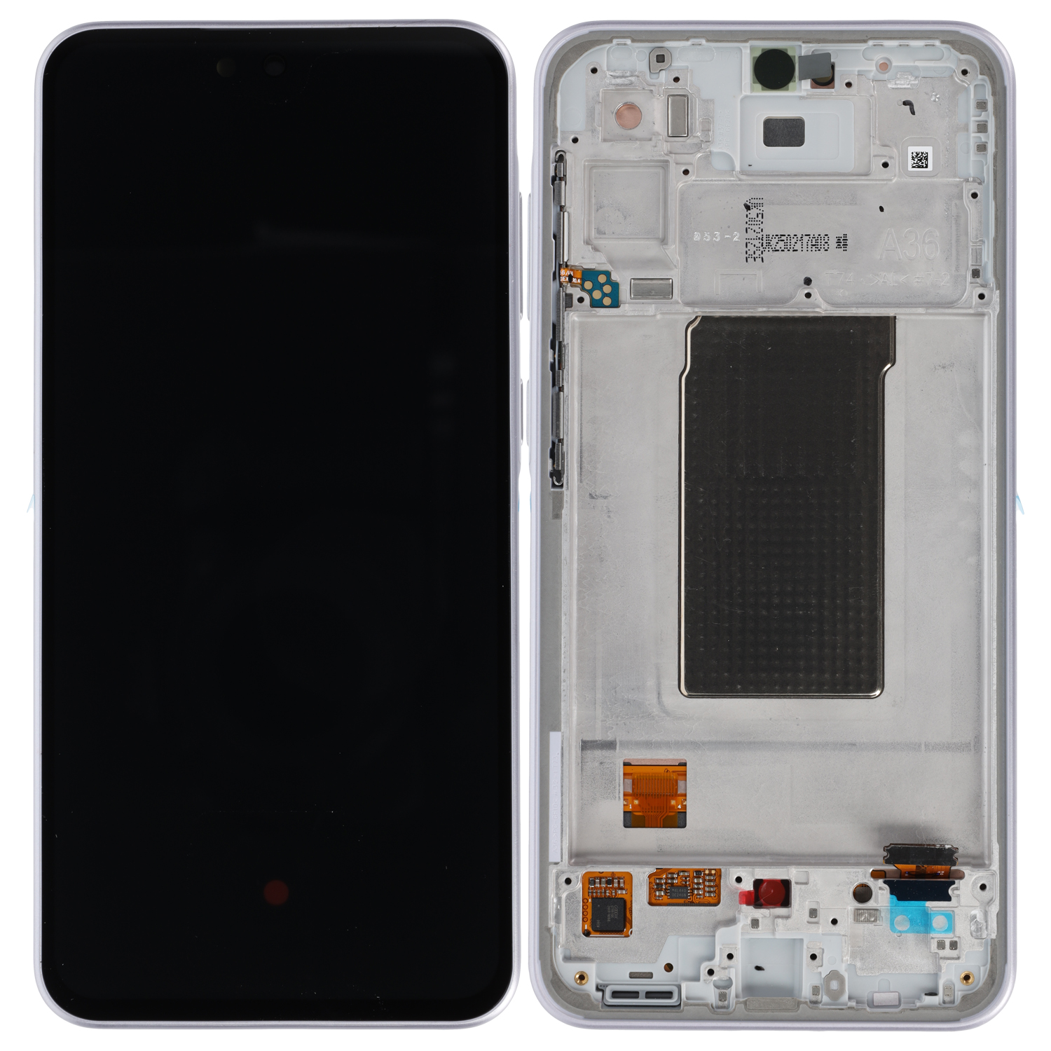 Samsung Galaxy A36 A366B Display And Digitizer With Frame Lavender Service Pack