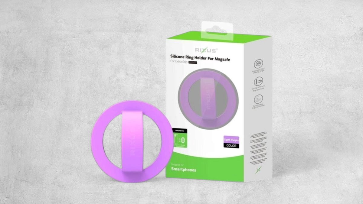Rixus Rxph40lp Suction Cup Mirror Phone Holder Light Purple