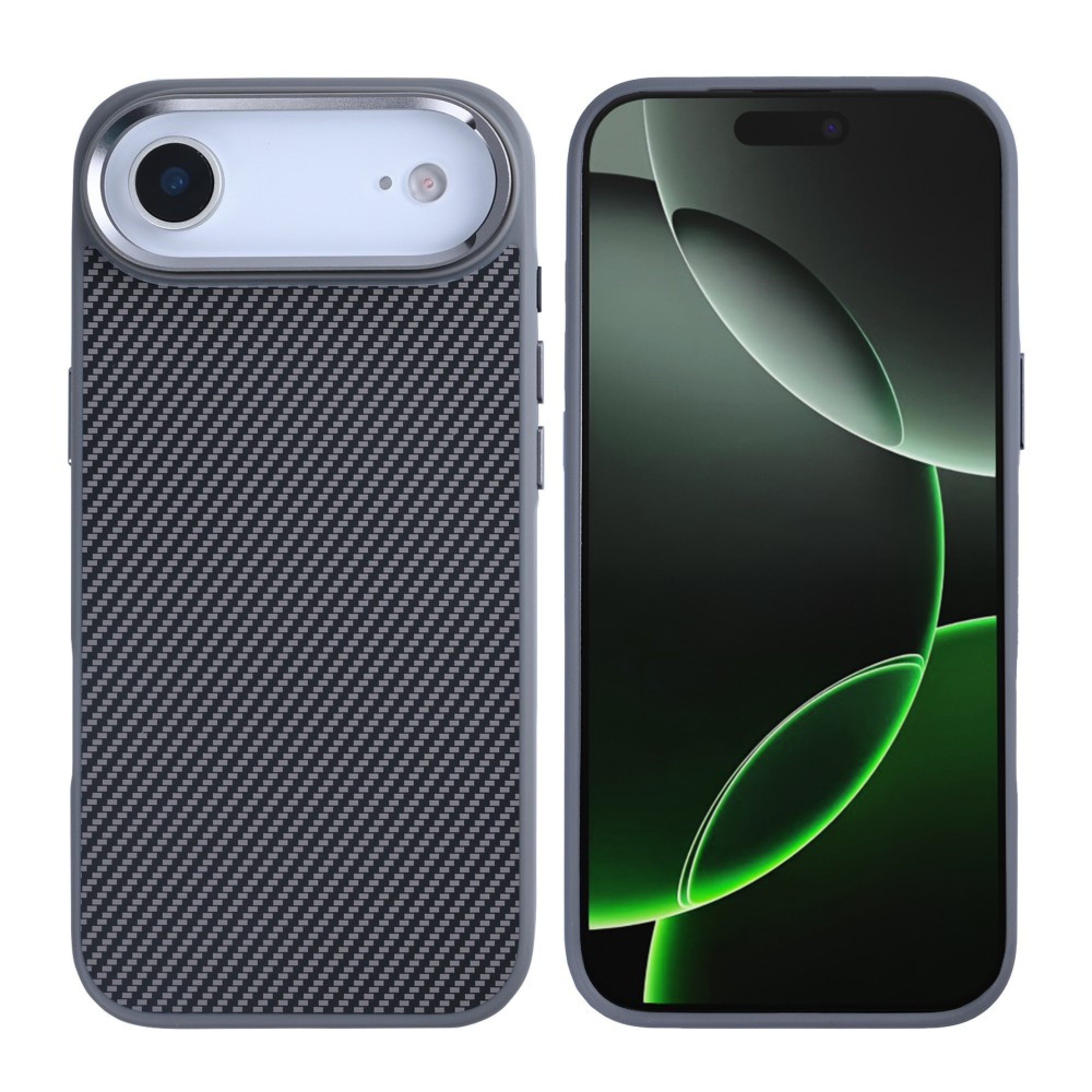Rixus Mag Carbon With MagSafe For Apple iPhone 17 Air Titanium Grey