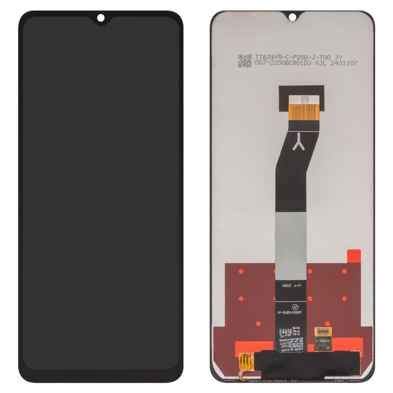 Xiaomi Redmi A3, Poco C61 4G Display And Digitizer Without Frame Black ORIGINAL