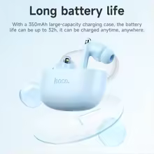 HOCO EQ12 TWS kablosuz kulaklıklar kulaklık Bluetooth dokunmatik kontrol çağrı müzik için Stereo kulakiçi kulaklıklar Xiaomi iPhone 16 için