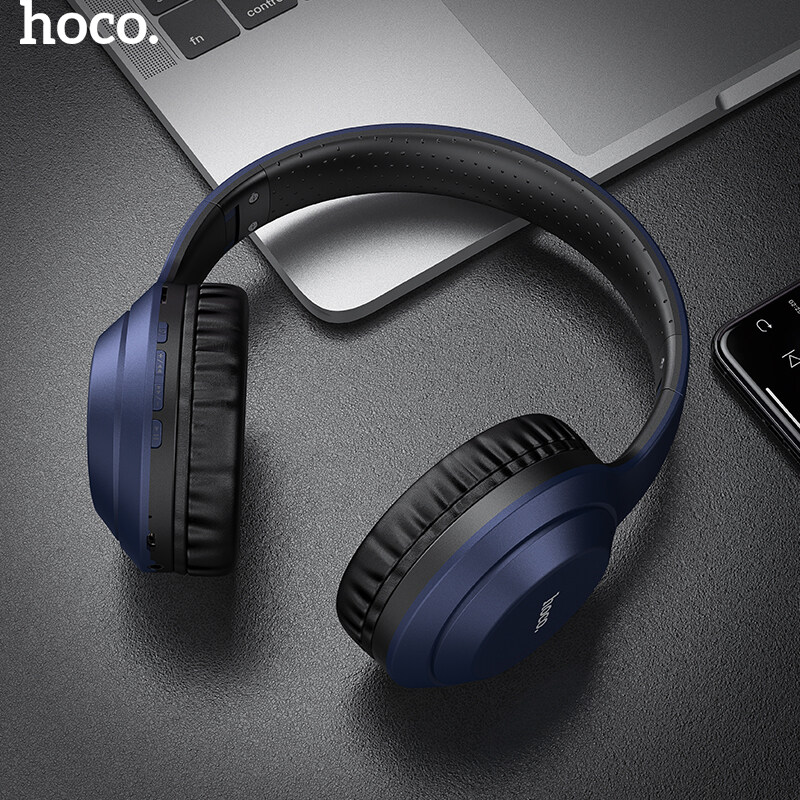 HOCO W30 Universal Foldable Headphones Bluetooth 5.0 Noise Cancelling Headset Support Tf Card With Mic