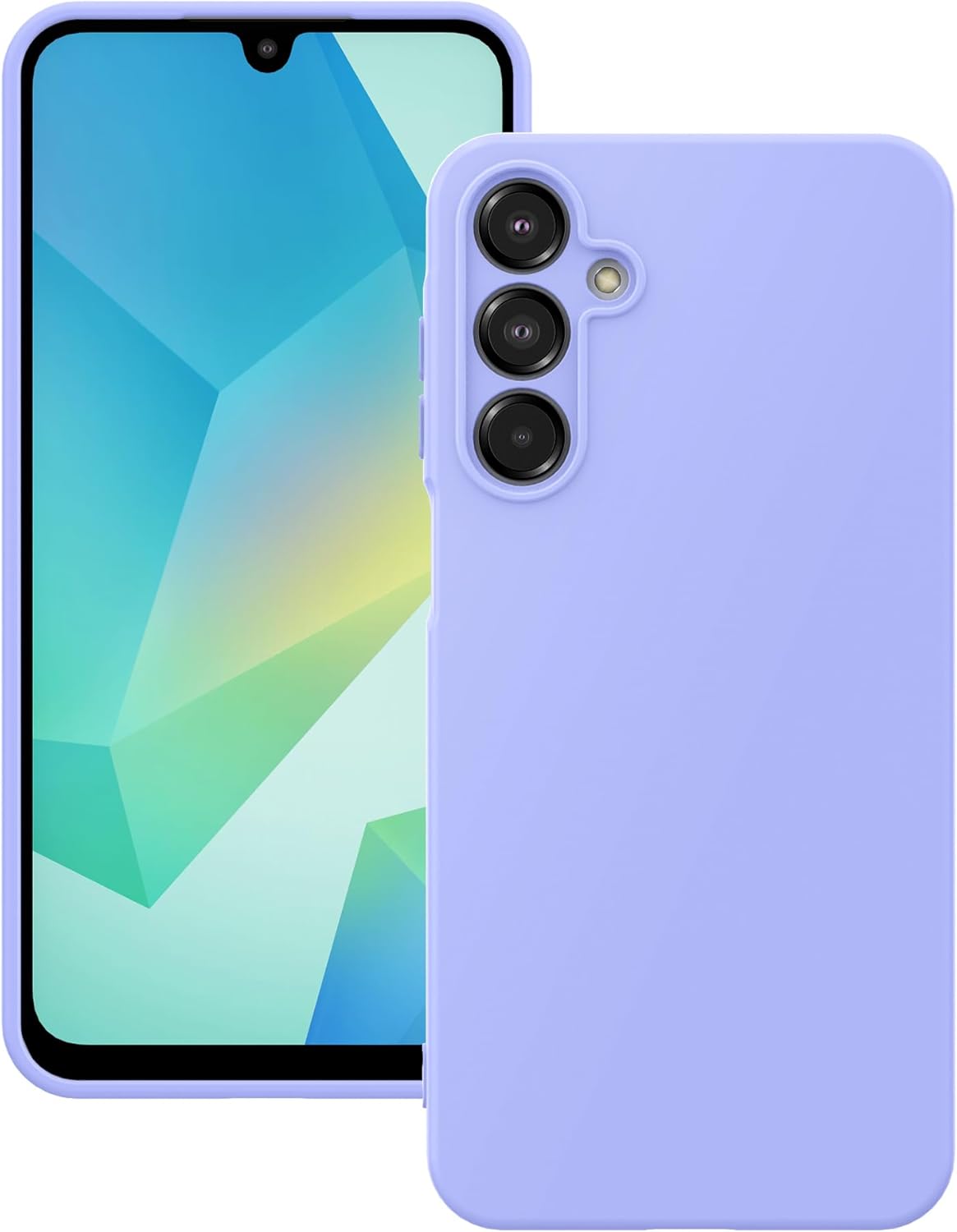 Foluu Silicone Case for Samsung Galaxy A16 4G/5G, Liquid Gel Rubber Bumper Case with Soft Microfiber Lining Cushion Slim Hard Shell Shockproof Protective...