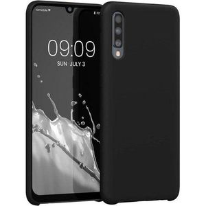 Samsung Galaxy A50-A50s Back Cover (Silicone + Inner Side Cloth) Soft