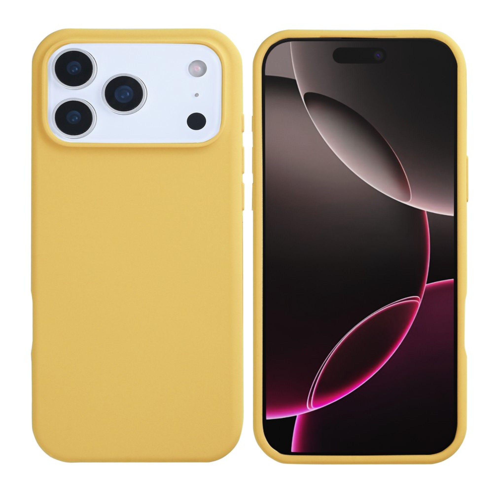 Soft TPU Phone Case For Apple iPhone 17 Pro Max Gold
