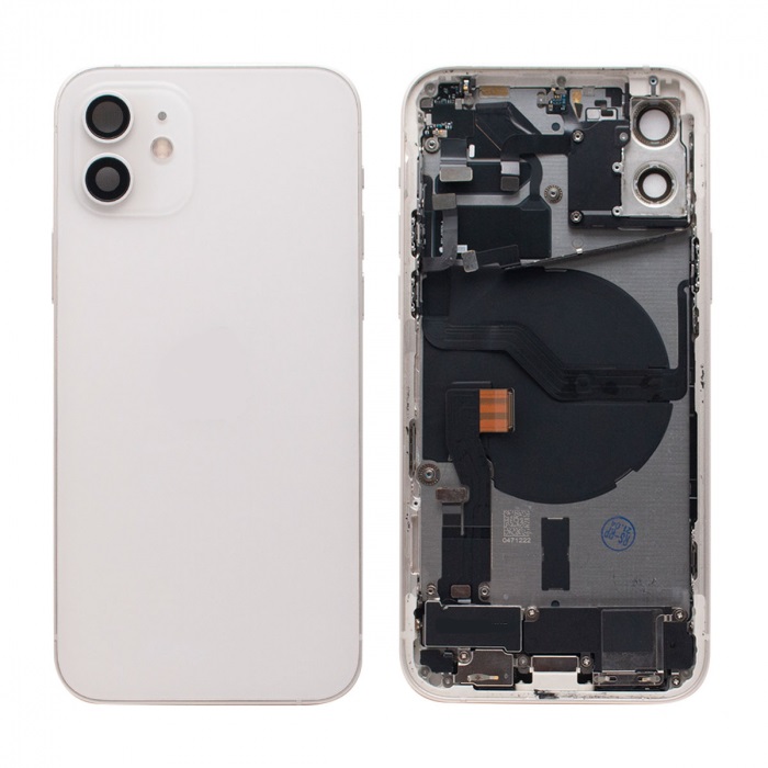 Apple iPhone 12 Backcover - With Small Parts - Refurbished - White