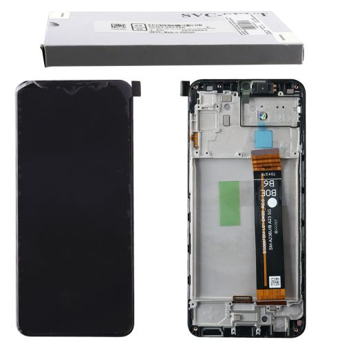 Samsung Galaxy A23 5G A236B Display And Digitizer With Frame Black SERVICE PACK