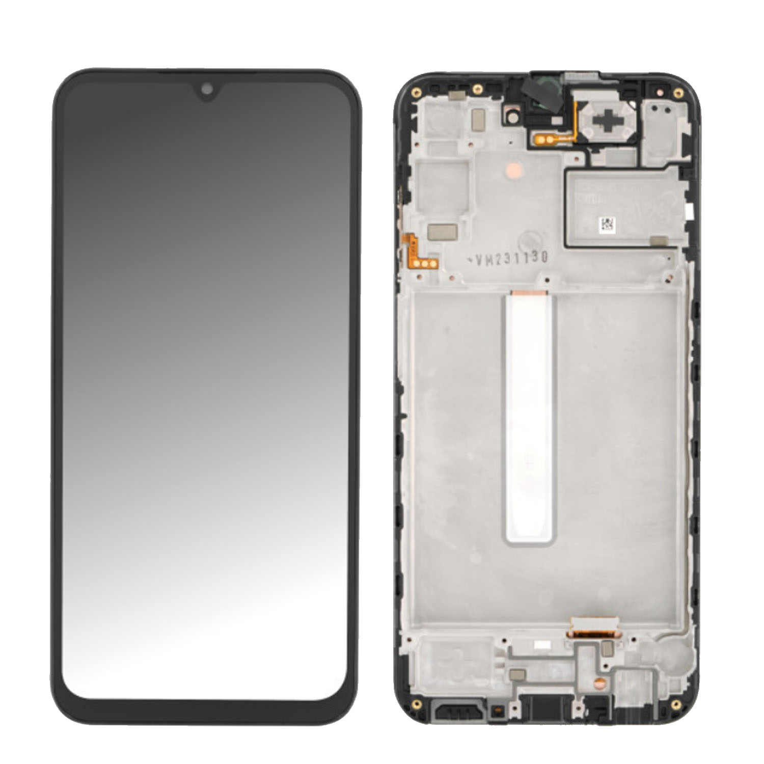 Samsung Galaxy A25 A256B Display And Digitizer With Frame Black Service Pack