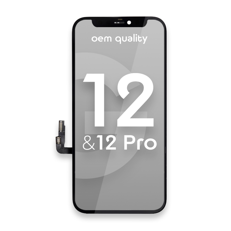 Apple iPhone 12 / iPhone 12 Pro LCD Display + Touchscreen - OEM Quality