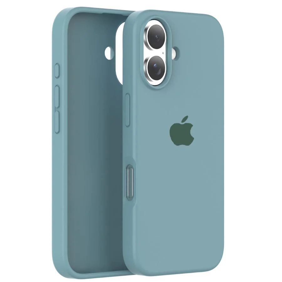 iPhone 16 Plus Silicone Case - Pine Green
