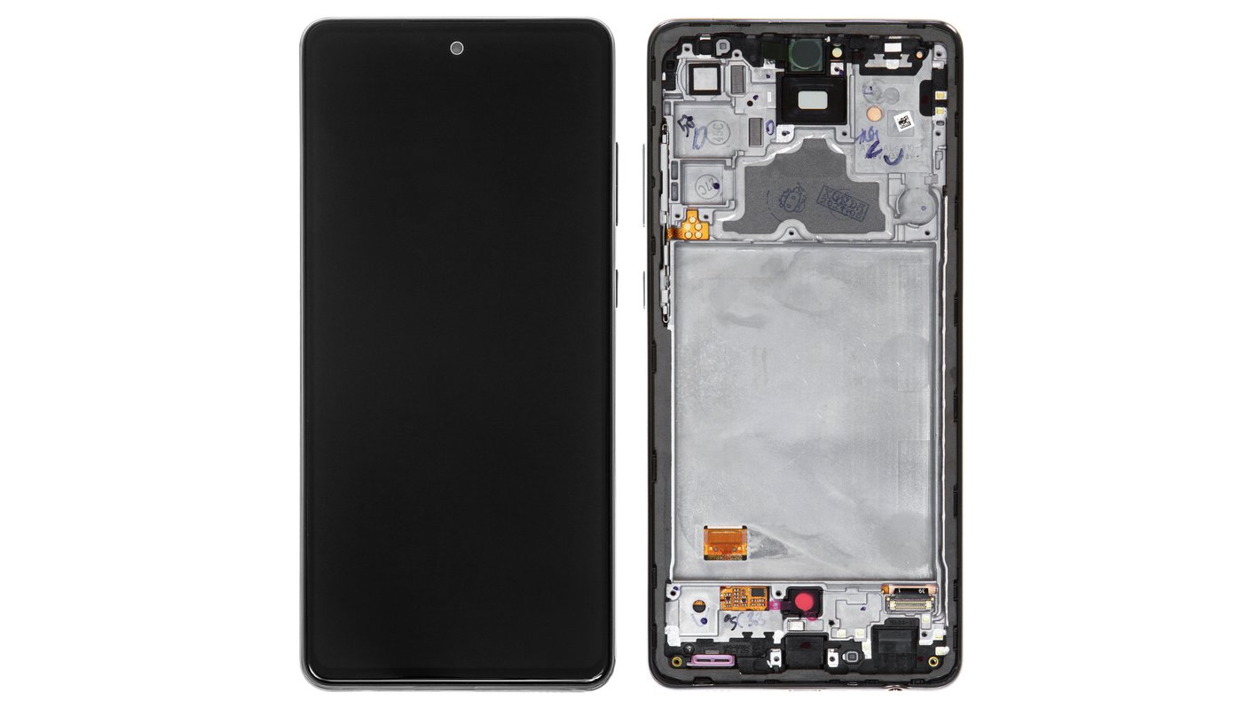 Samsung Galaxy A72 A725F Display And Digitizer With Frame Black ORIGINAL