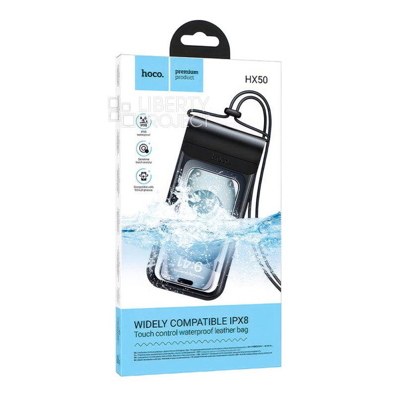 HX50 Treasure mobile phone waterproof bag «Hoco» black