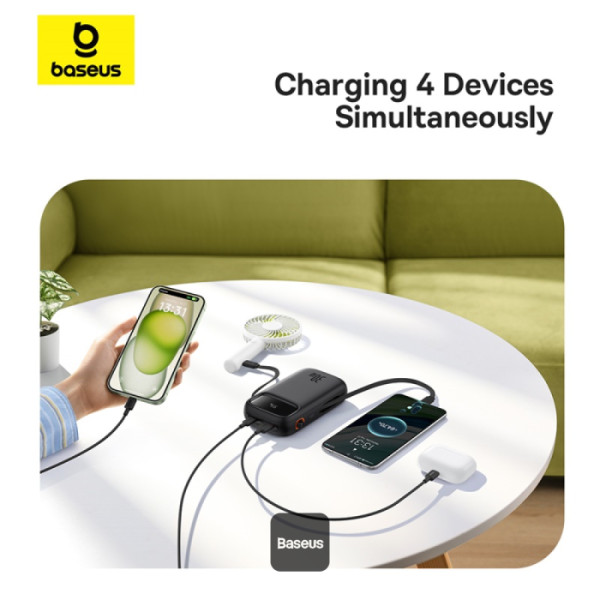 Baseus QPow2 20000mAh Digital Display Fast Charge Power Bank
