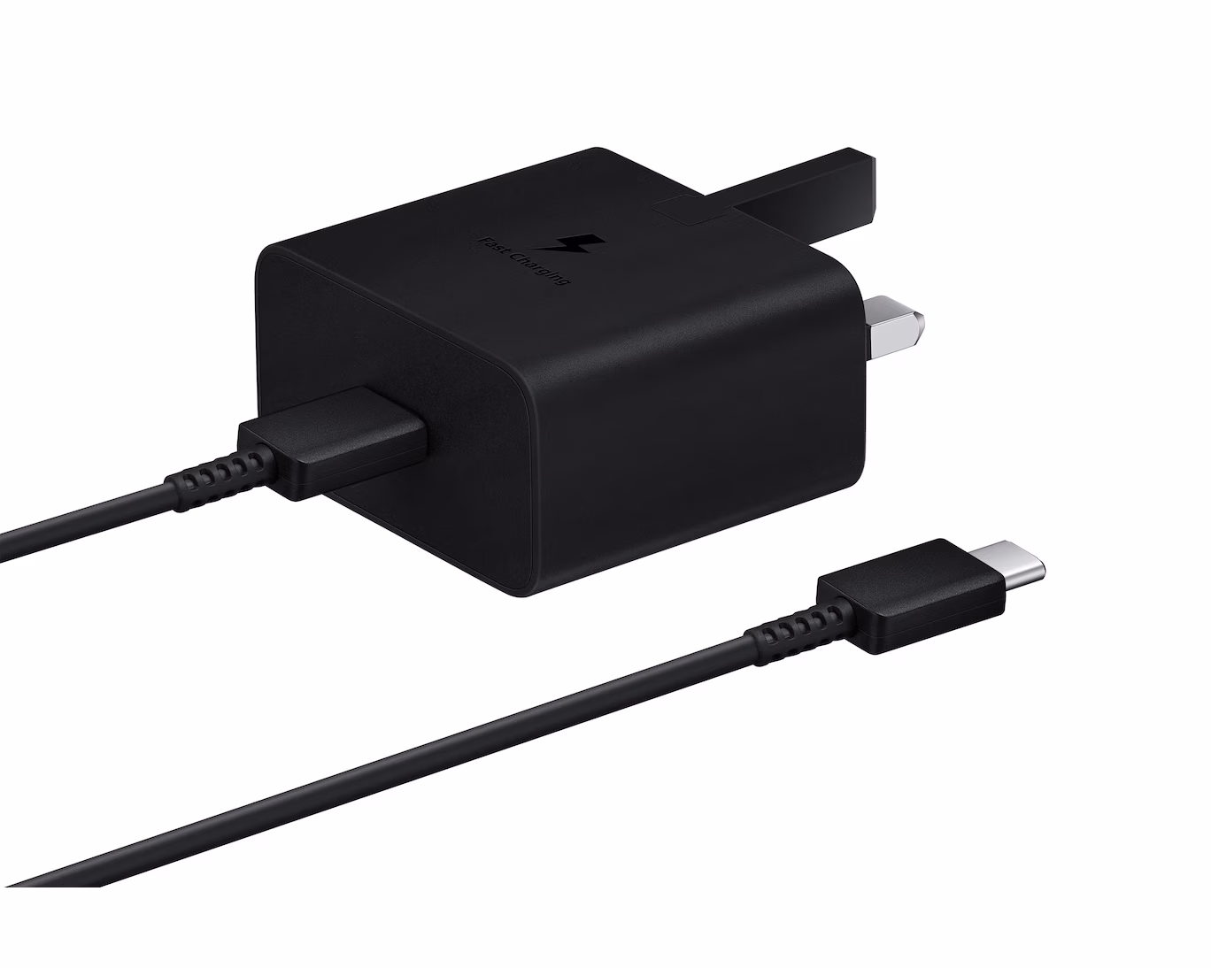 Samsung Fast Charger USB-C 15W with Cable 1m Black Original Retail Box