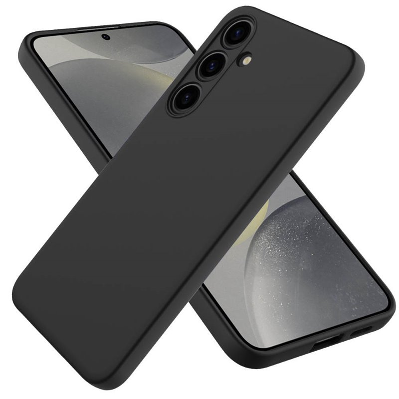 Samsung Galaxy A26 (SM-A266E/DS) Matt Silicone Color Case Cover, Black