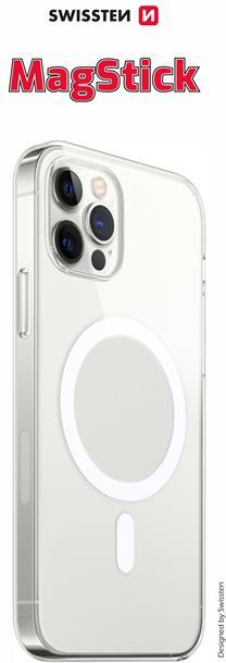 POUZDRO Swissten CLEAR JELLY MagStick PRO APPLE IPHONE 16 PRO TRANSPARENTNÍ