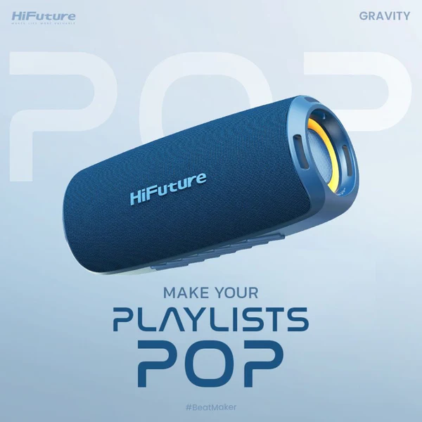 Hifuture Gravity two way ,IPX7 Waterproof Speaker