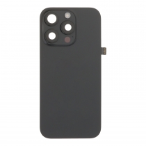 Apple iPhone 15 Pro Backcover Glass - Flash Light Flex + Magsafe Magnets + Wireless Charging Flex - Black