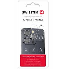Swissten iPhone 15 Pro Max Camera Lens Tempered Glass