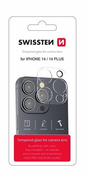 Swissten – Tempered Glass Camera Lens iPhone 14/14 Plus