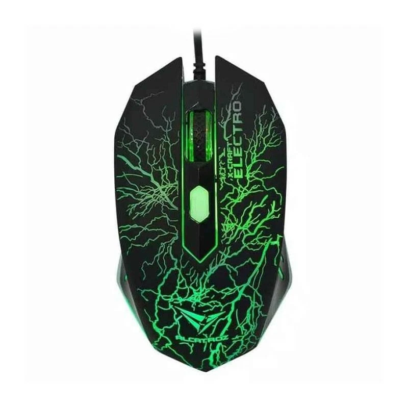 Alcatroz X-Craft Classic Electro Gaming Mouse USB Wired 2400 CPI 4 Button Lap pc